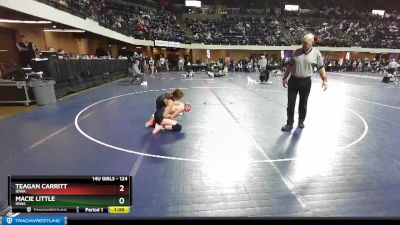 124 lbs Round 4 - Macie Little, Iowa vs Teagan Carritt, Iowa