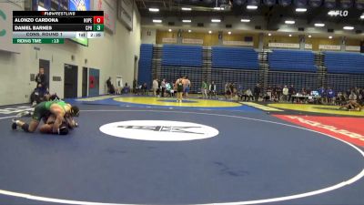285 lbs Cons. Round 1 - Alonzo Cardona, Hope International vs Daniel Barnes, Cal Poly Humboldt