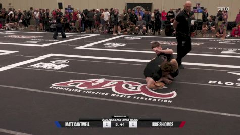 Luke Shiomos vs Matt Cantwell 2025 ADCC East Coast Trials