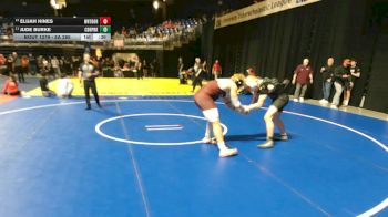 5A 285 lbs Cons. Round 2 - Jude Burke, Cedar Park vs Elijah Hines, Whitesboro