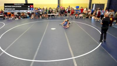 138 lbs Champ. Round 1 - Mathias Dahlstrom, ND vs Spencer Lee, MN