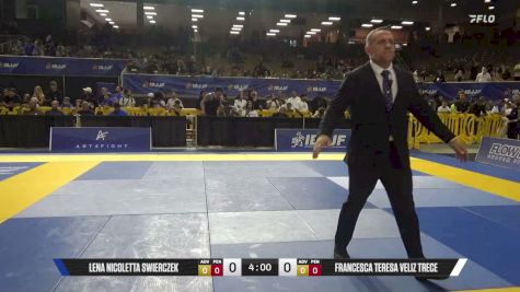 Francesca Teresa Veliz Trece vs Lena Nicoletta Swierczek 2026 Pan Kids Jiu-Jitsu IBJJF Championship