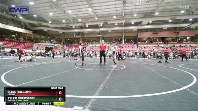 110 lbs Cons. Round 4 - Elias Holcomb, Liberal vs Tyler Overstake, Kansas Young Guns