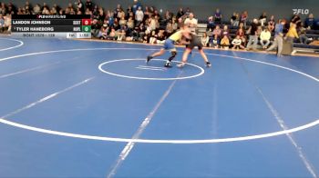 126 lbs Championship Bracket - Tyler Haneborg, North Platte vs Landon Johnson, Scottsbluff