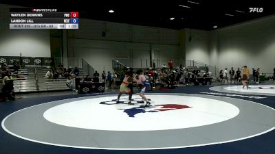 U15 GR - 62 lbs Cons. Round 6 - Waylen Denkins, Perrysburg Wrestling Club vs Landon Lill, New Jersey