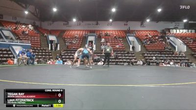 140 lbs Cons. Round 6 - Tegan Ray, Region Wrestling Academy vs Liam Fitzpatrick, Michigan Premier