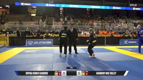 Harmony Mae Solley vs Sophia Gomes Cardoso 2025 Pan Kids Jiu-Jitsu IBJJF Championship