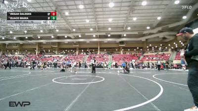 76 lbs Semifinal - Eliace Majka, Black Fox vs Regan Daleske, Blue Pride