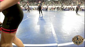 73 lbs Consi Of 16 #2 - Remington Kincannon, Team Nomad vs Layla Kellogg, Shawnee Takedown Club