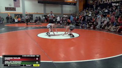 103 lbs Semifinal - Keelan McEnany, Big Game Wrestling Club vs Maddox Taylor, DC Elite