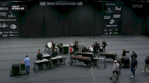 Atoka HS "Atoka OK" at 2026 WGI Percussion/Winds World Championships