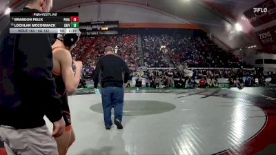 6A 132 lbs Quarterfinal - Brandon Felix, Post Falls vs Lochlan McCormack, Capital