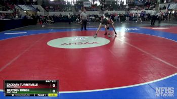 6A 120 lbs Cons. Round 2 - Zackary Turberville, Muscle Shoals vs Brayden Dobbs, Fort Payne