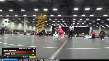122 lbs 3rd Place Match - Alyssa Ruiz, TX vs Rose Kaplan, IN