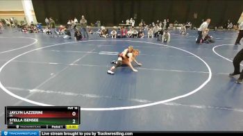 92 lbs Cons. Round 1 - Stella Isensee, CO vs Jaylyn Lazzerini, OK