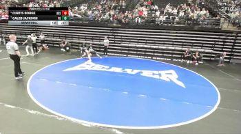 6A 132 lbs Semifinal - Curtis Borge, Westlake vs Caleb Jackson, Pleasant Grove