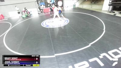 190 lbs Semifinal - Brady Wight, Vacaville Wrestling Club vs Angel Garibay, Rough House Wrestling