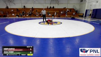 107 lbs Quarterfinal - Aiden Garcia, Daniel Cormier Wrestling Academy vs Rave Morby, Sanderson Wrestling Academy