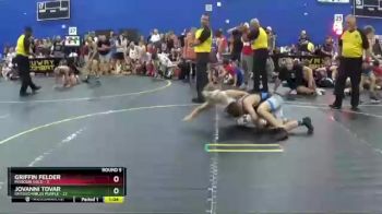101 lbs Round 5 (6 Team) - Griffin Felder, Missouri Gold vs Jovanni Tovar, Untouchables Purple