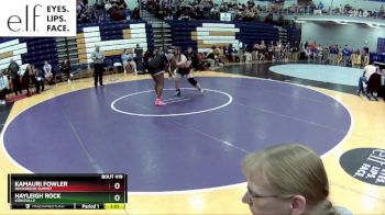 235 lbs. Champ. Round 2 - Hayleigh Rock, Kirksville vs Kamauri Fowler, Rockwood Summit