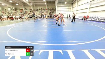 220 lbs Rr Rnd 1 - Mohamed Elgouhari, Ragin Raisins Catawba vs Will Clark, Indiana Outlaws White