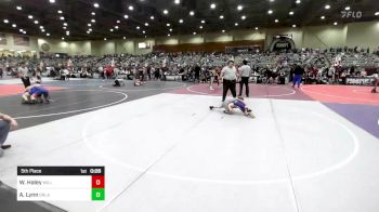 61 lbs 5th Place - William Haley, Willows Wrestling vs Amani Lynn, Orland Wrestling