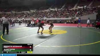 132 lbs 5th Place Match - Alexis Gaitan, Poston Butte vs Bridgette Sotomayor, Liberty