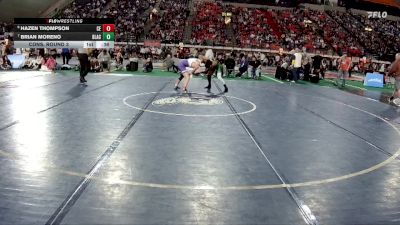 5A 132 lbs Cons. Round 3 - Brian Moreno, Blackfoot vs Hazen Thompson, Century