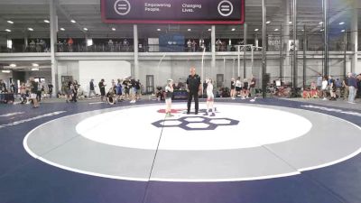 67 lbs Champ. Round 3 - Grace Kerr, Roundtree Wrestling Academy vs Mia Kerr, Roundtree Wrestling Academy