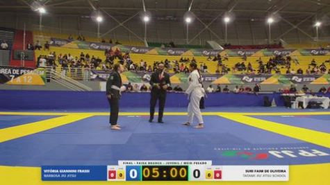 VITÓRIA GIANNINI FRASSI vs SURI FAIM DE OLIVEIRA 2026 FPJJ Circuito Paulista GI Etapa 3