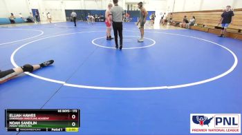 172 lbs Round 1 - Noah Sandlin, Poway Wrestling vs Elijah Hawes, Sanderson Wrestling Academy