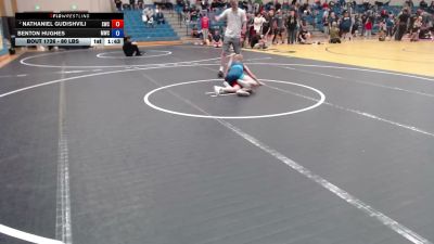 80 lbs Champ. Round 4 - Nathaniel Gudishvili, Suples Wrestling Club vs Benton Hughes, Middleton Wrestling Club