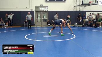 174 lbs Champ. Round 1 - Marquize Brown, Vanguard University vs Maximus Zamora, Menlo (Calif.)