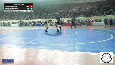 113 lbs Round Of 32 - Chloe Medlock, Tough N Technical Wrestling Club vs Isabel Pastrana, Stillwater Wrestling