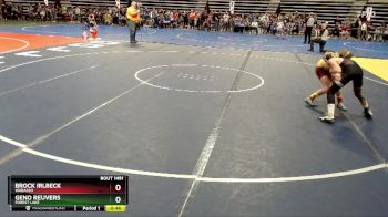 85 lbs Quarterfinal - Geno Reuvers, Forest Lake vs Brock Irlbeck, Wabasso