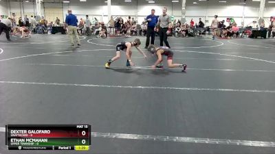 60-64 lbs Cons. Round 1 - Dexter Galofaro, Unattached vs Ethan McMahan, Upper Township