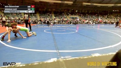 84 lbs Round Of 32 - Nick Beauchamp, Howe Wrestling School vs Brennan Hart, Team Donahoe