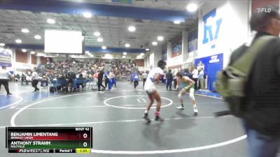 113 lbs Champ. Round 1 - Benjamin Limentang, Brawley Union vs Anthony Strahm, Holtville