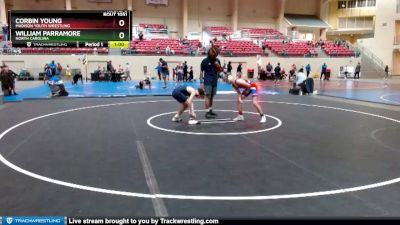 102 lbs Round 3 - Corbin Young, Madison Youth Wrestling vs William Parramore, North Carolina