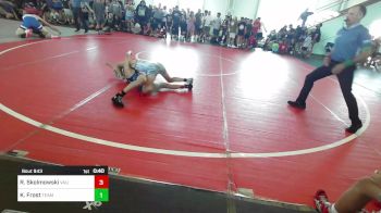 86 lbs Quarterfinal - Raylen Skolmowski, Valiant TC vs Kellen Frost, Team Aggression