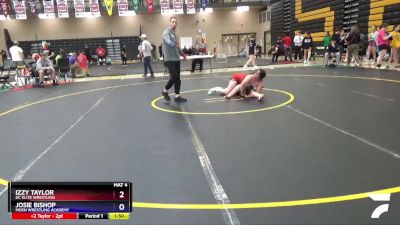 170 lbs Round 5 - Izzy Taylor, DC Elite Wrestling vs Josie Bishop, Moen Wrestling Academy