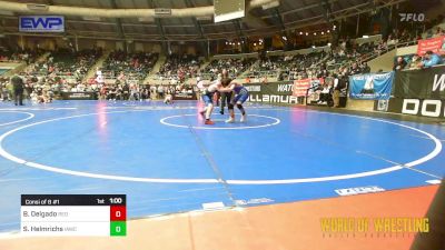 100 lbs Consi Of 8 #1 - Benito Delgado, Red Cobra Westling Academy vs Stone Helmrichs, Immortal Athletics WC