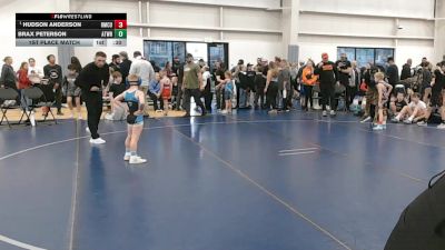 56 lbs 1st Place Match - Hudson Anderson, Roseburg Mat Club /Umpqua Valley Wrestling Associaction vs Brax Peterson, Athlos Wrestling