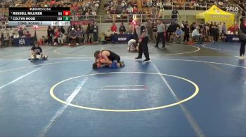 122 lbs Cons. Round 3 - Coltyn Hood, Cambridge vs Russell Milliken, Nelsonville-York