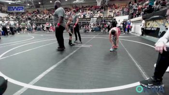 83 lbs Final - Kannon VanDeven, Mustang Bronco Wrestling Club vs Raine Deatherage, Tecumseh Youth Wrestling