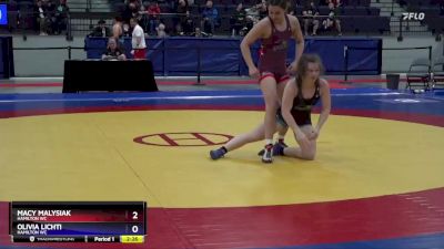 59 kg 3rd Place Match - Macy Malysiak, Hamilton WC vs Olivia Lichti, Hamilton WC