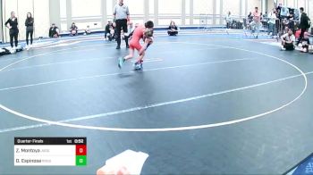 50 lbs Quarterfinal - Zane Montoya, Juggernaut WC vs Declan Espinosa, Rough House WC