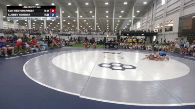 90 lbs Ava Westenbarger, Tennessee vs Aubrey Kokinda, Pennsylvania Blue