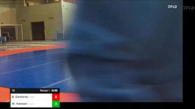 72 lbs Round 1 - Bodie Gambrel, Sage Valley vs Wylie Hanson, Twin Spruce