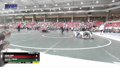 130 lbs Champ. Round 2 - Rayce Laban, Open Mats vs John Erb, Manhattan